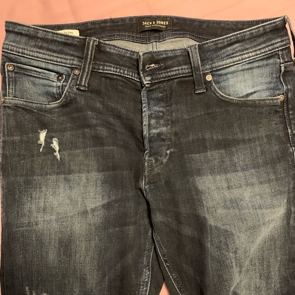 Jack & Jones mens slim fit jeans 33 x 32 - Picture 3 of 4